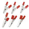 sourcing map 6-Pack Red Plastic-Coated Insulated Alligator Clips, 2.2 in view 1