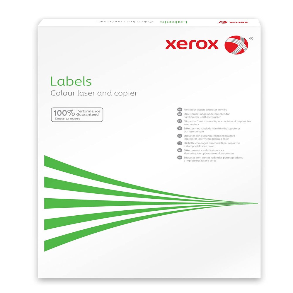 Xerox 003R95813 White Color Address Labels, 99 x 139 mm, 400 Labels