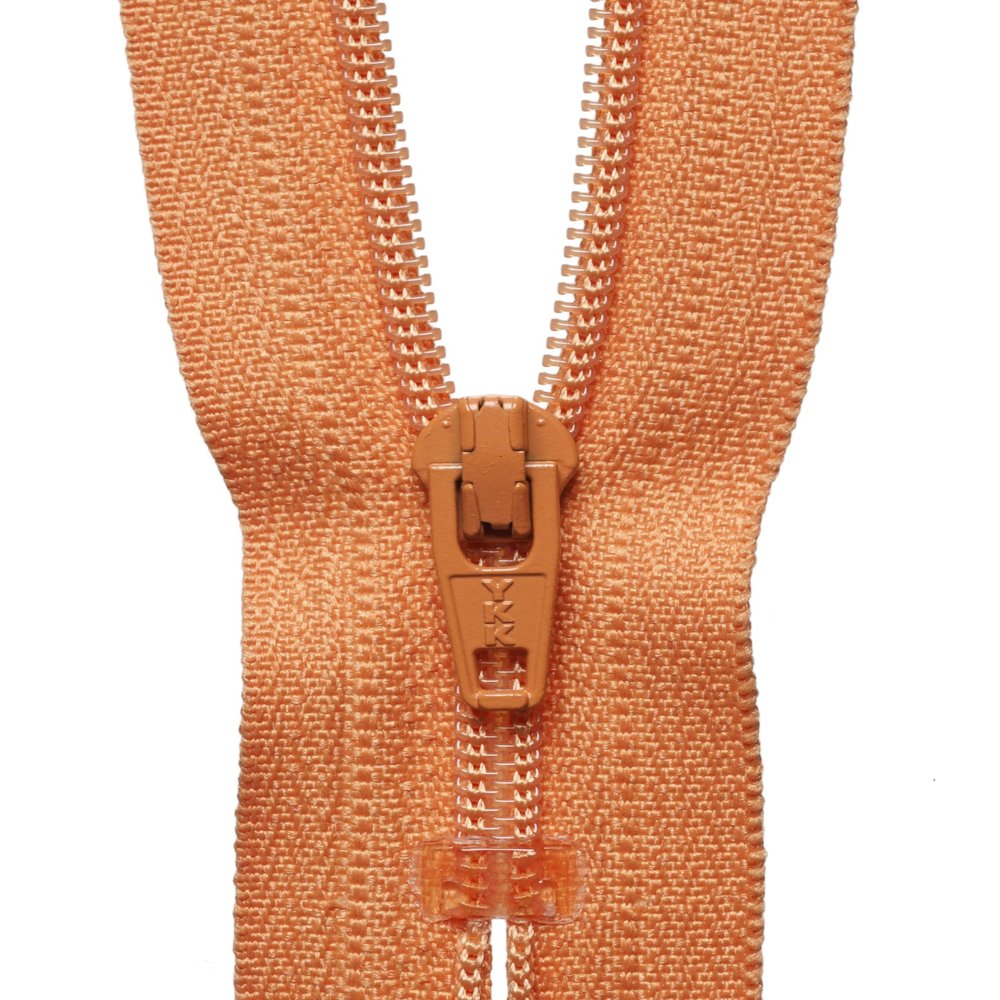YKK 04041043 Coil Zipper, No. 43, Dark Peach, 41 cm