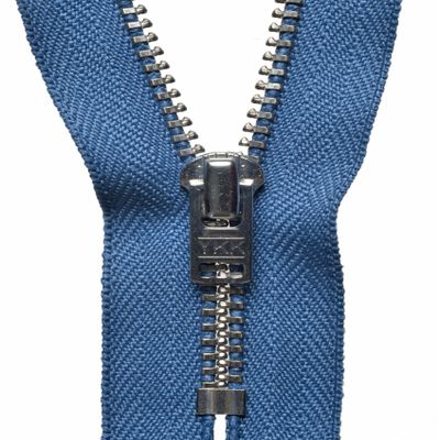 YKK Auto-Lock Zipper No. 145, Slate Blue, 23 cm