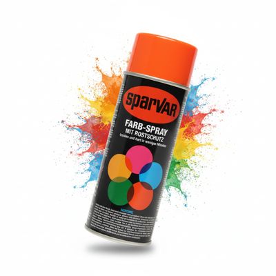 Sparvar 6092027 Paint Spray RAL 2002, Glossy, 400 ml, Blood Orange