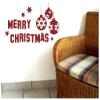 Samunshi Merry Christmas Wall Decal 70 x 40 cm, Aubergine view 3