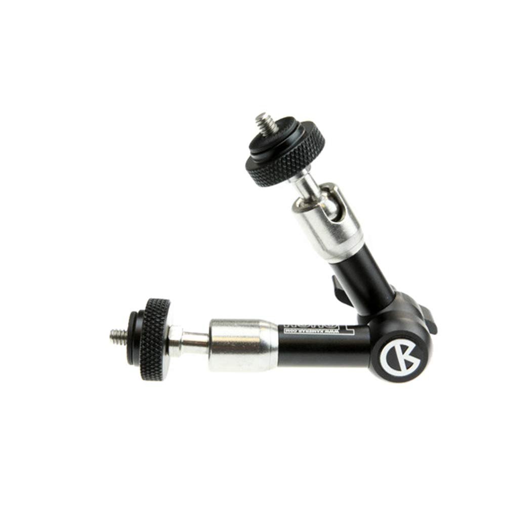 Kamerar Stainless Steel Cage, 7 in. Tough Friction Arm for DSLR Cages, Stabilizers and Rigs