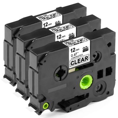 ESMOnline 3 Compatible TZe-131 Label Tapes for Brother P-touch, 12 mm