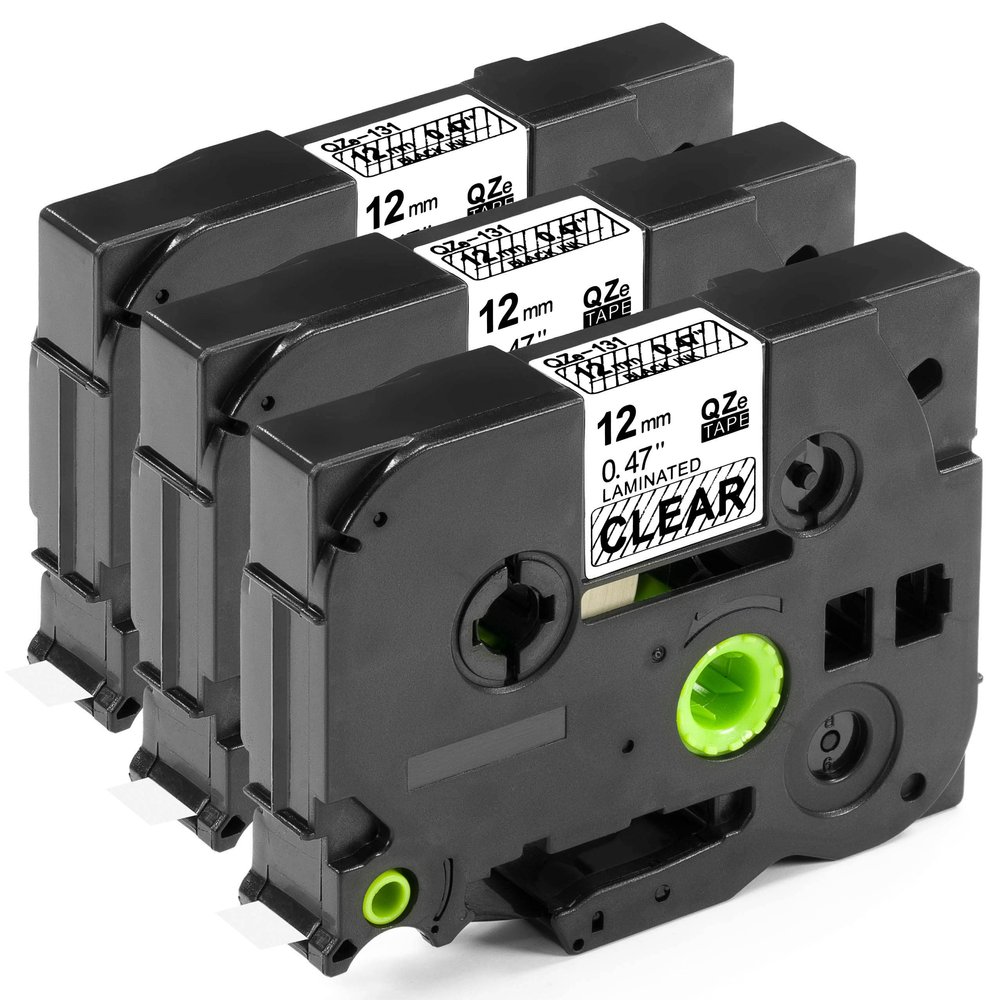 ESMOnline 3 Compatible TZe-131 Label Tapes for Brother P-touch, 12 mm