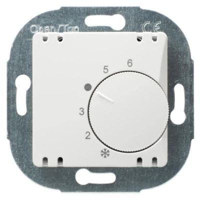 Jäger-Direkt Room Temperature Controller, 24 V, NC Contact, White, 5–30°C, Setback Approx. 4 K