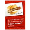 net-xpress Bratwurst in a Bun Poster, DIN A1 view 1