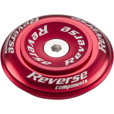 Reverse Twister Top Cup Headset 1 1/8" Semi-Integrated Red