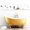 Loft Crane River Wall Decal / Wall Sticker / 54 Colors / 3 Sizes / Dark Gray / 20 cm H x 104 cm W view 4