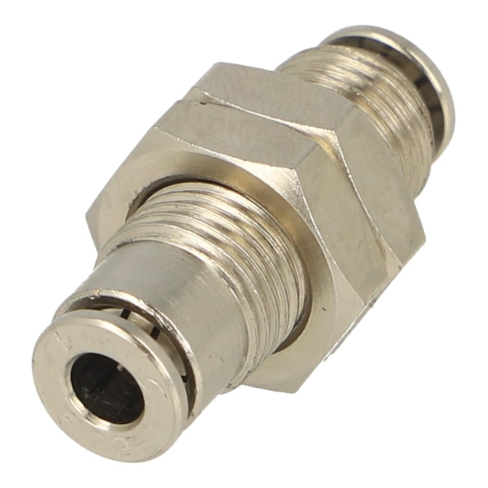 Camozzi 4 mm OD Equal Bulkhead Push-In Fitting