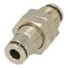 Camozzi 4 mm OD Equal Bulkhead Push-In Fitting view 1