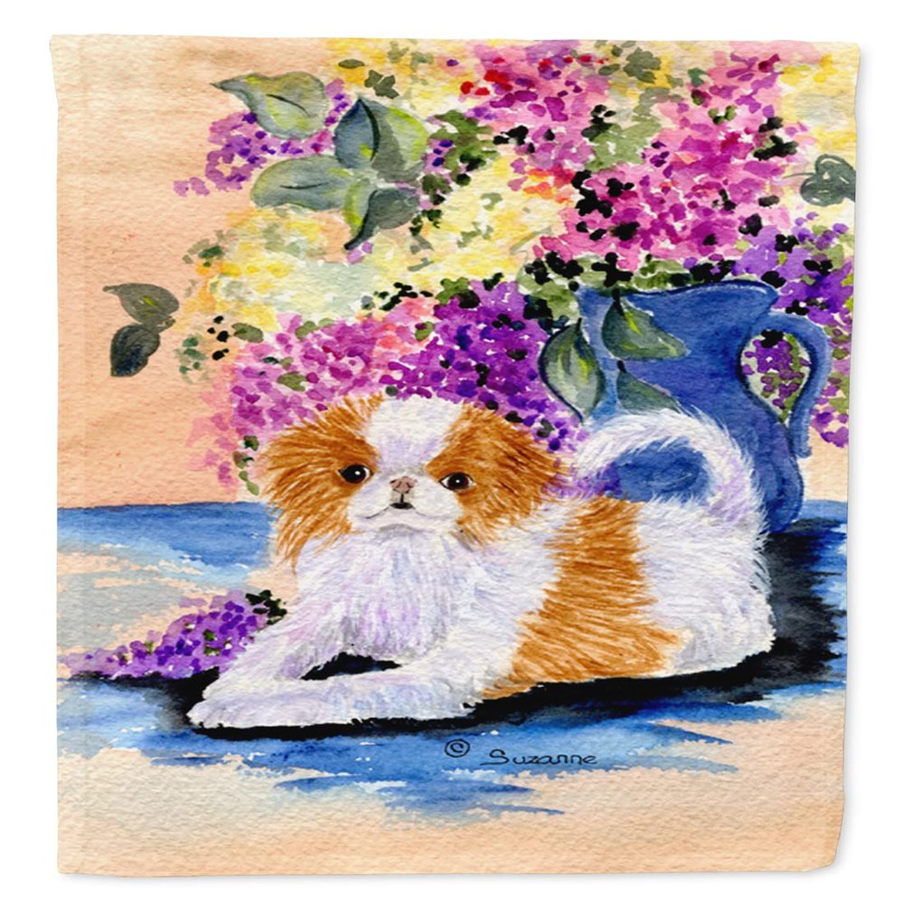 Caroline's Treasures ss8300chf Japanese Chin Flag, Canvas, Large, Multicolor