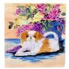 Caroline's Treasures ss8300chf Japanese Chin Flag, Canvas, Large, Multicolor view 1