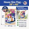 Caroline's Treasures ss8300chf Japanese Chin Flag, Canvas, Large, Multicolor view 4