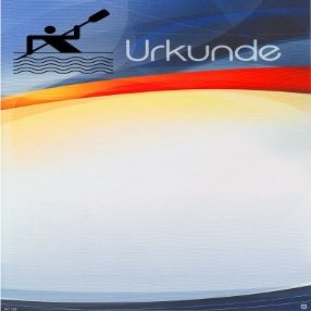 Albert Hoffmann Urkundenverlag Kayaking, Canoeing, Rowing 720/626 PC Certificates, 170 g/m, 10-Pack