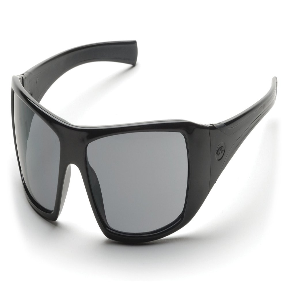 Pyramex Safety Goliath Reading Glasses, Black Frame, Gray Polarized Lenses