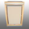 Blackout Thermal Roller Blind, Cream, for Velux DKL/DKU/RHL/RHU-EP, GGU/GPU/GHU/GTU C06, Aluminum-Backed view 1