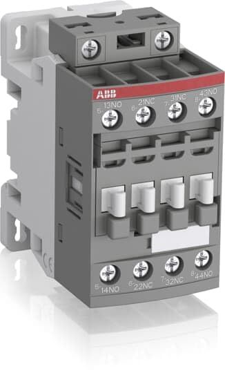 ABB Entrelec NFZ40E auxiliary contactor, A-frctlp, 48–130 V AC/DC