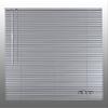 Aluminum Venetian Blind 130 x 110 cm, Silver, Controls on Left view 1