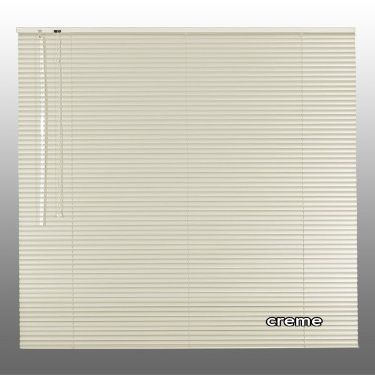 Aluminum Blind Roller Shade 225 x 220 cm, Cream, Left-Side Control