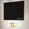 Blackout Roller Blind with Chain Control, 62 x 260 cm, Black – Right-Side Operation view 1