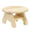 Round Wooden Table, 7 x 6 cm view 1
