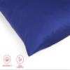 fleuresse Uni-Colours Bedding Set, Mako Satin, 100% Cotton, Dark Chocolate, 155 x 200 cm view 3