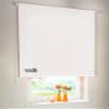 Privacy Roller Blind 62 x 240 cm, White, Left-Side Chain Control view 1