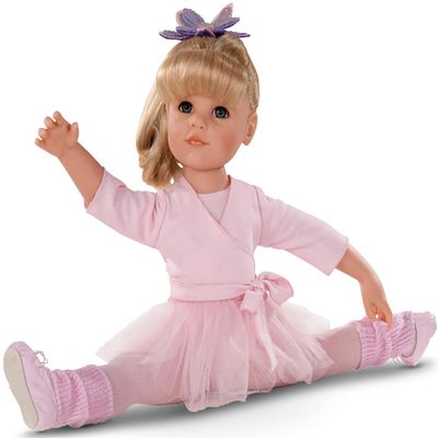 Götz 1359067 Hannah at Ballet Ballerina Doll, 50 cm, Standing Doll, 14-Piece