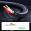 UGREEN Stereo RCA to 3.5 mm Adapter Cable, 3.5 mm Female Jack to 2 RCA Plugs, Gold-Plated Contacts (20 cm) view 4