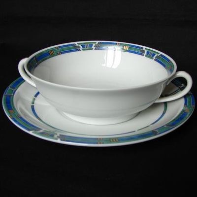 Haviland Limoges Derby Monceau Soup Cup