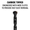 7/16" x 4" Carbide-Tipped Masonry Drill Bit, Drill America, DAM4X7/16 view 3