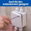 Intratec Surface-Mount Fuse Box, Gray, IP65 Distribution Box, 100 x 100 x 65 mm view 4