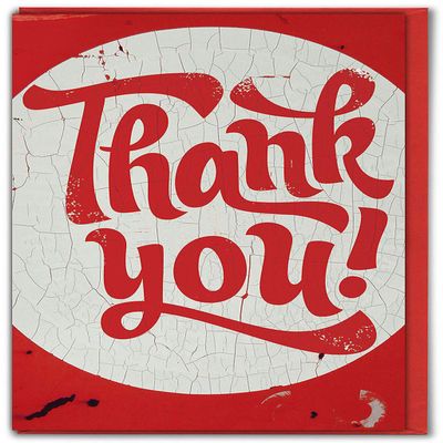 "Thank You!" Greeting Card