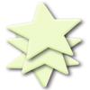 HERMA 15020 Glow-in-the-Dark Stars for Kids' Rooms, 3-Pack view 3