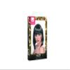 Smiffys Glam Wig, Black, Short Blunt Cut with Bangs, Halloween view 4