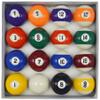Homegames Billiard Ball Set, Spots and Stripes, 50.8 mm, for Competition (UK Size) view 1