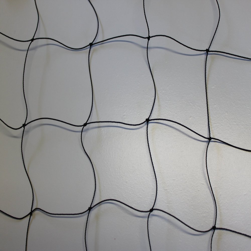 Pond Protection Net, Black, 8 cm Mesh, 1.2 mm Thick, 15.04 m x 20 m