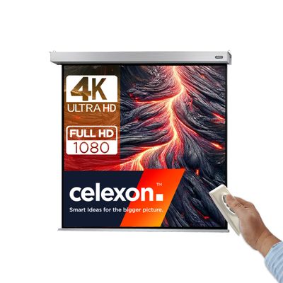 celexon Professional Plus Motorized Projection Screen 65" | 120 x 120 cm, 1:1