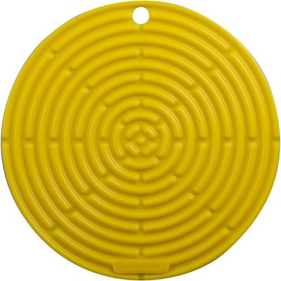 Le Creuset Round Silicone Pot Holder, 20 cm, Citrus