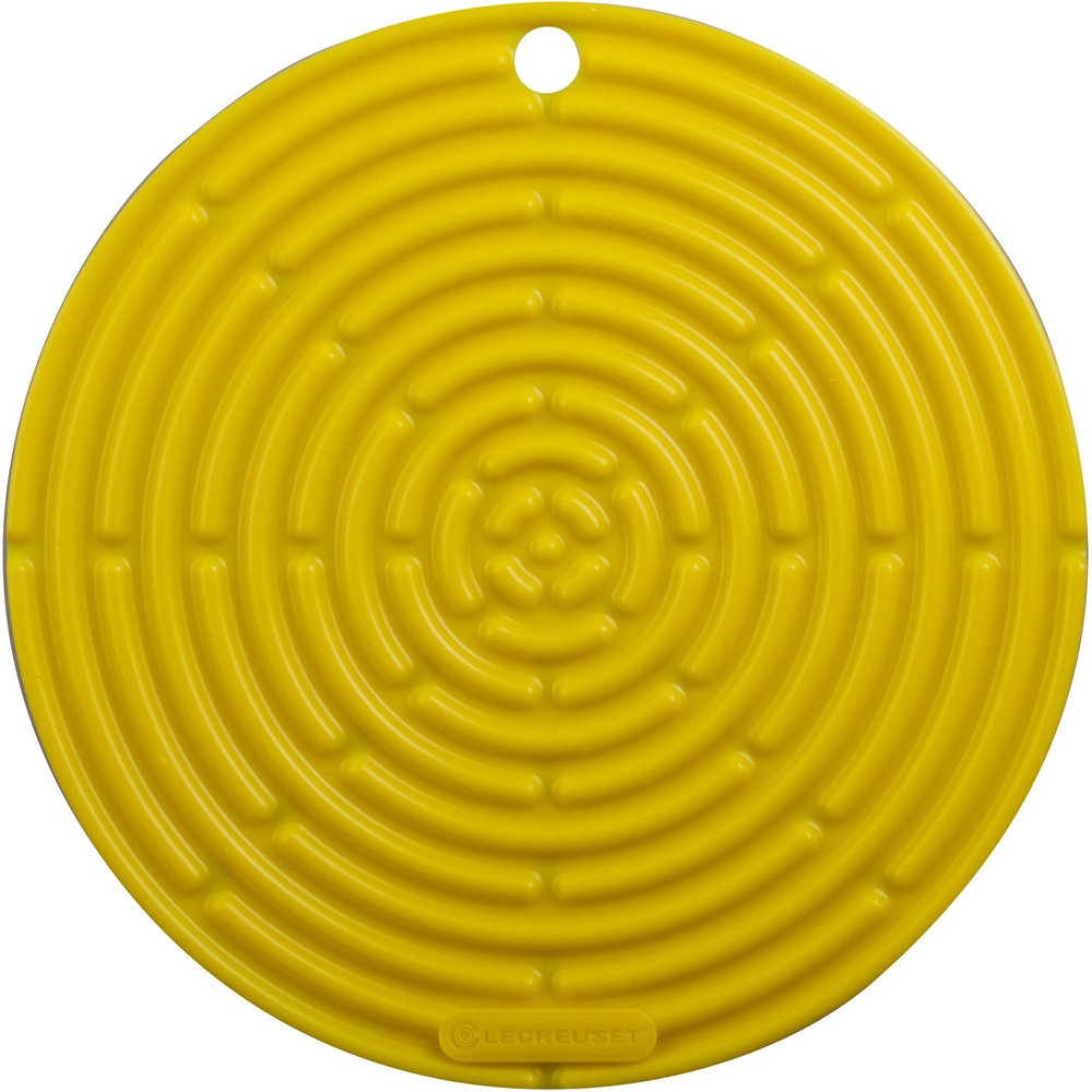 Le Creuset Round Silicone Pot Holder, 20 cm, Citrus