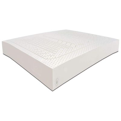 Baldiflex Natural Latex Mattress, 20 cm, 80 x 200 cm, Aloe Vera, Memory Foam Pillow Included