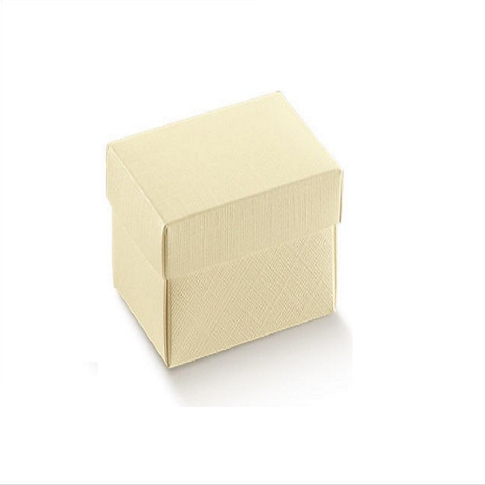 Vinciprova Le Gemme di Venezia 1 Ivory Guest Favor, 30 x 30 x 12 cm, Base and Lid