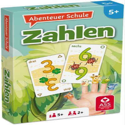 ASS Altenburger Number Learning Game, Adventure School Card Game