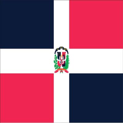 flaggenmeer Dominican Republic Flag, 110 g/m, approx. 100 x 150 cm