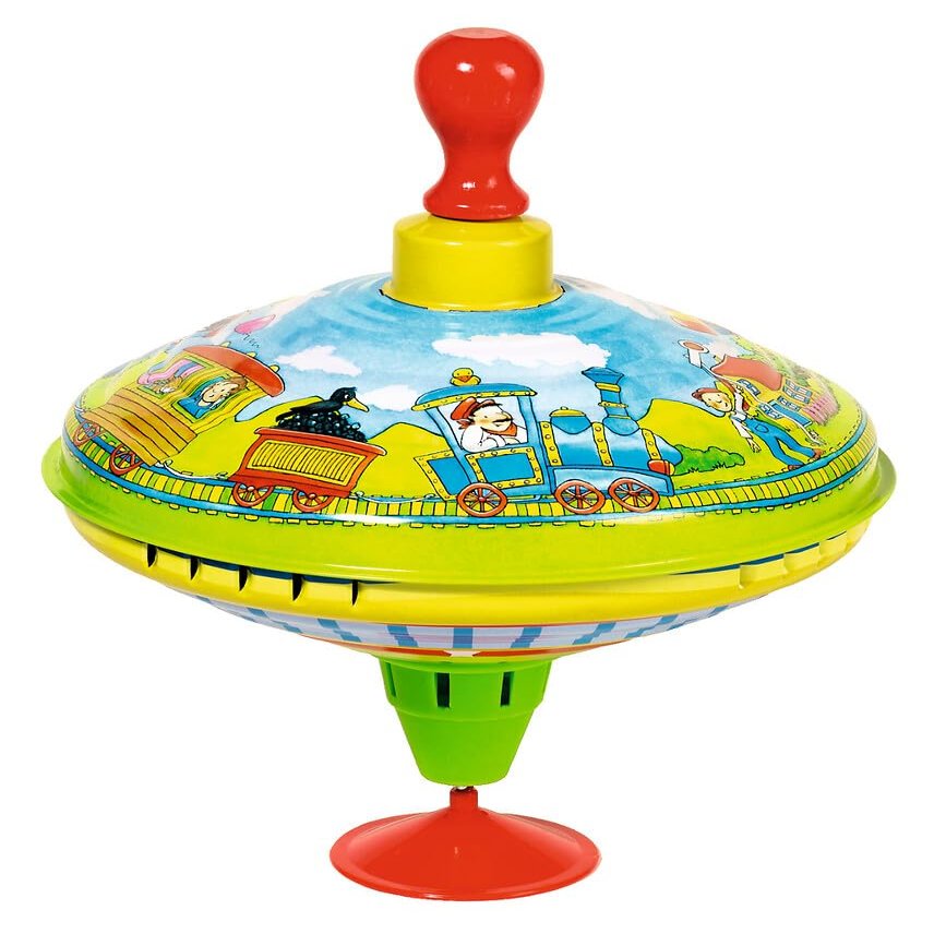 Cause 53058 – Train Spinning Top with Wooden Handle