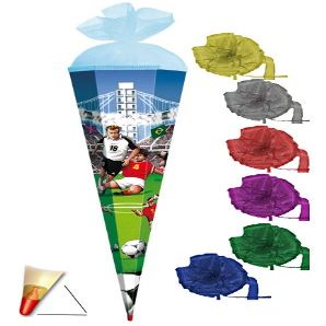 Roth Soccer School Cone, 35 cm, with Tulle Bow