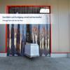 Zettl GmbH PVC Strip Curtain, 3 x 300 mm Strips, 5.00 x 2.75 m W x H view 4