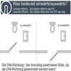 Q Glass Door Hardware Set, Stainless Steel, WC/PZ Lock with 2-Piece Hinges, Inward-Opening view 2