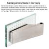 Q Glass Door Hardware Set, Stainless Steel, WC/PZ Lock with 2-Piece Hinges, Inward-Opening view 4